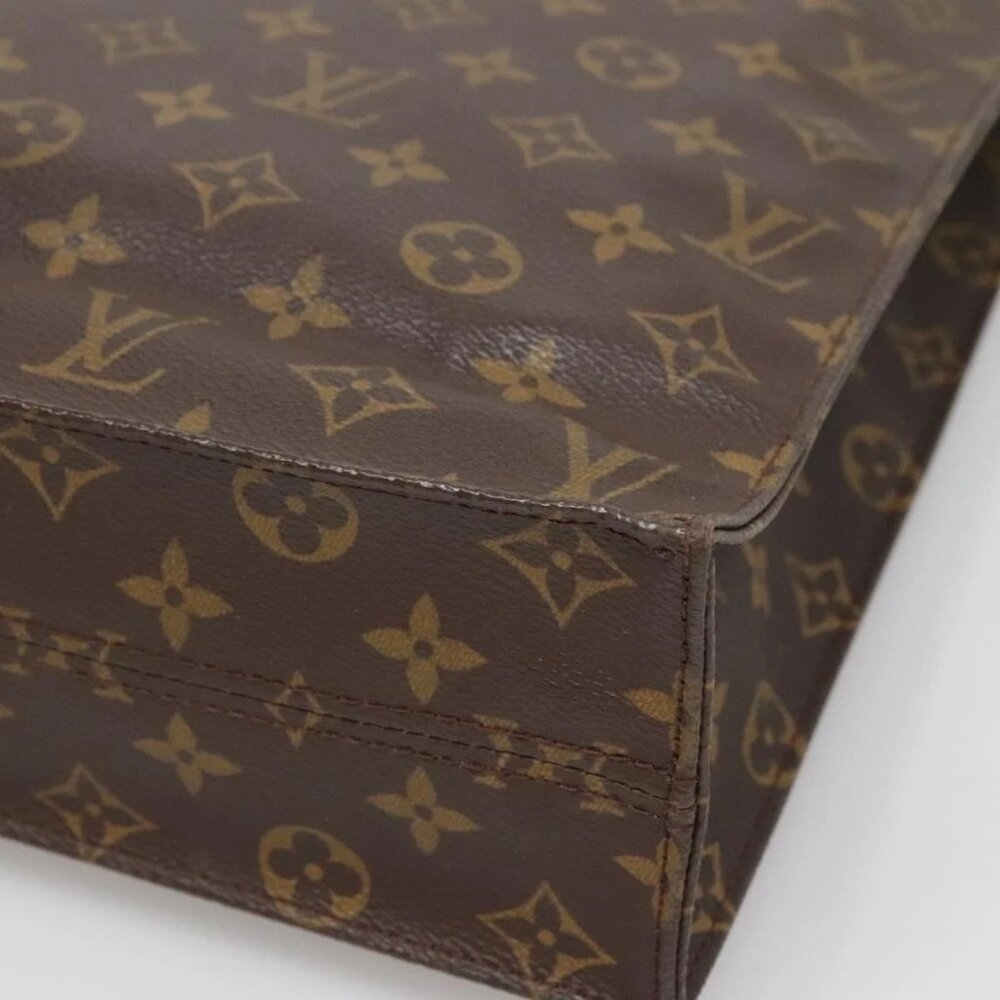 LOUIS VUITTON Monogram Sac Plat Hand Bag M51140 LV Auth 138699 - Picture 4 of 16